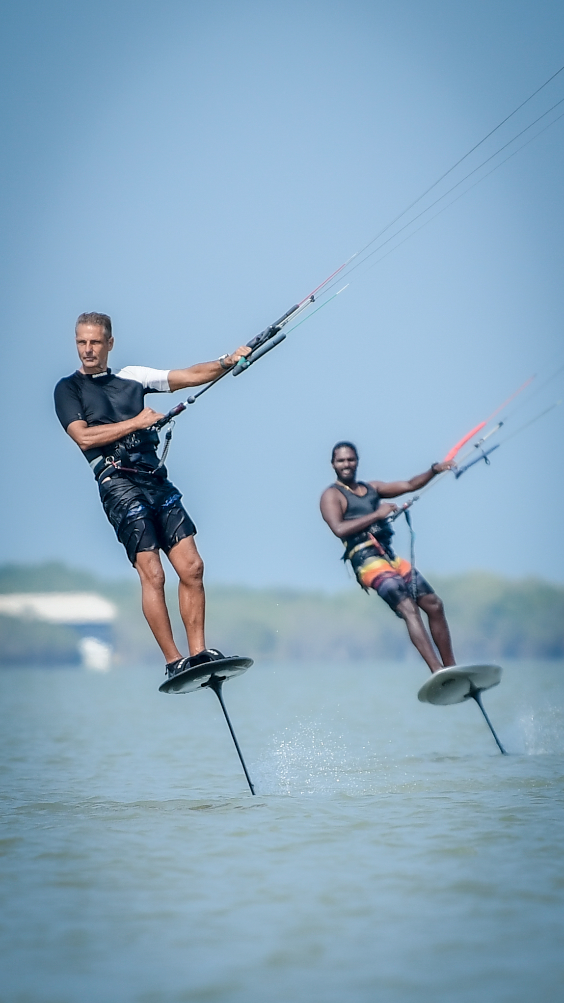 Wave riding at Donkey Point in Kalpitiya
